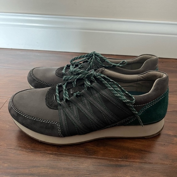 Dansko Gabi Lace up Sneaker-Windsor Style-Gray &Teal euro size 38 Us size 8 - Picture 5 of 14